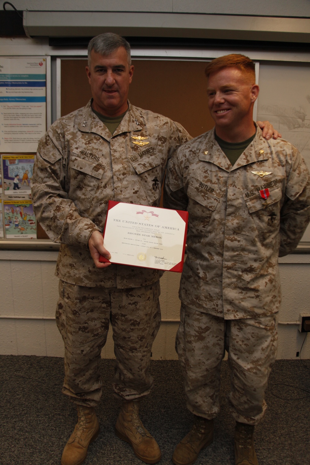 Marine earns Bronze Star for actions in Afghanistan