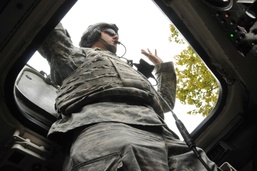 Training with the German army