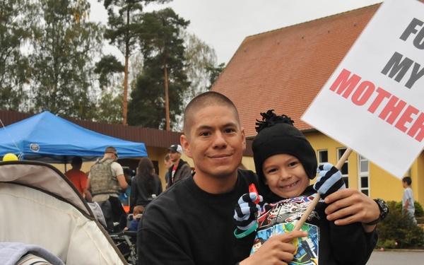 Men walk against domestic violence