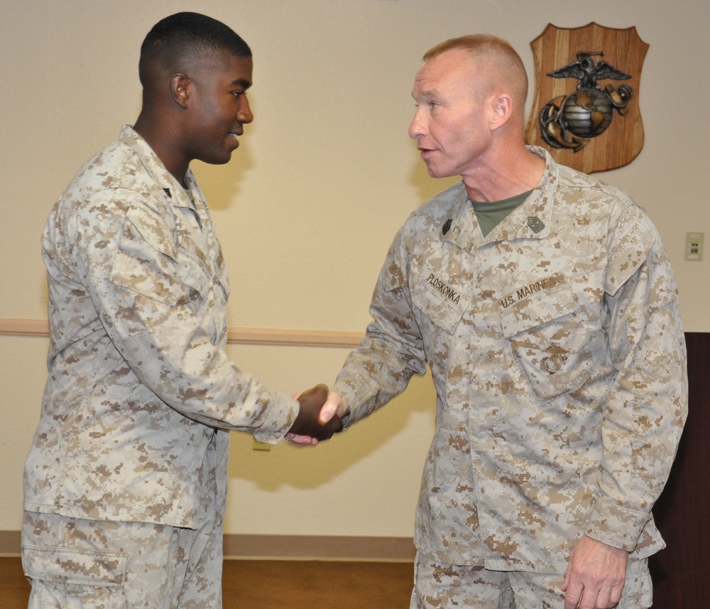 MCI Command Sergeant Major visits MCLB Barstow