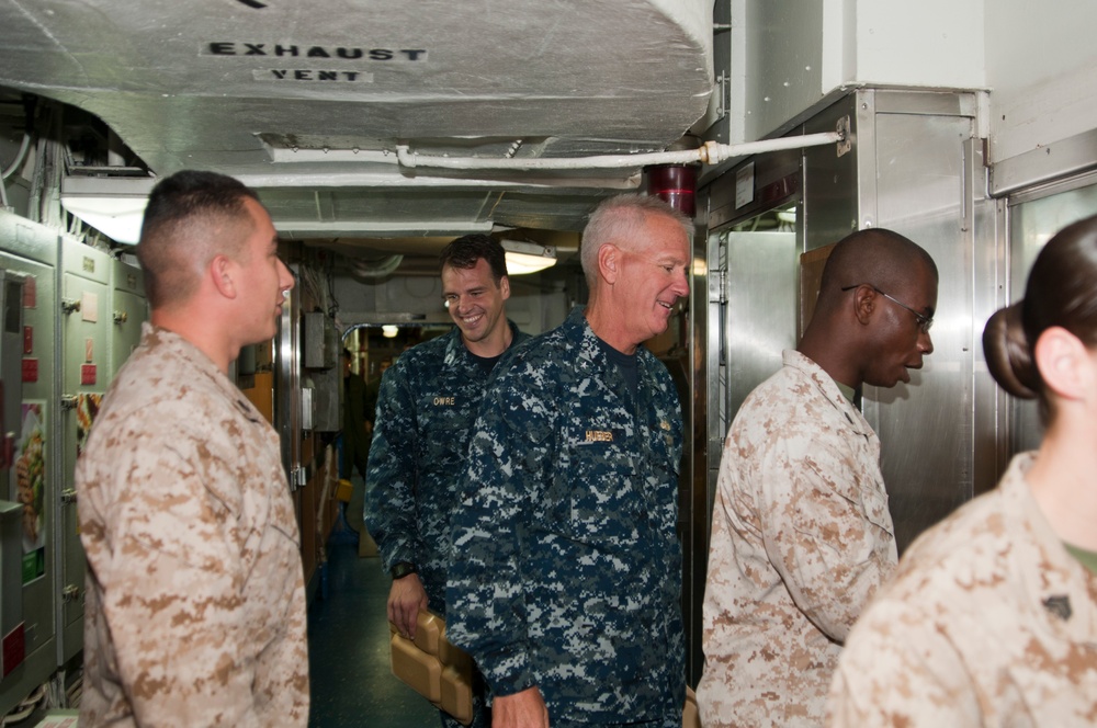 Rear Admiral Hueber lunch