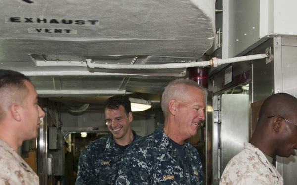 Rear Admiral Hueber lunch