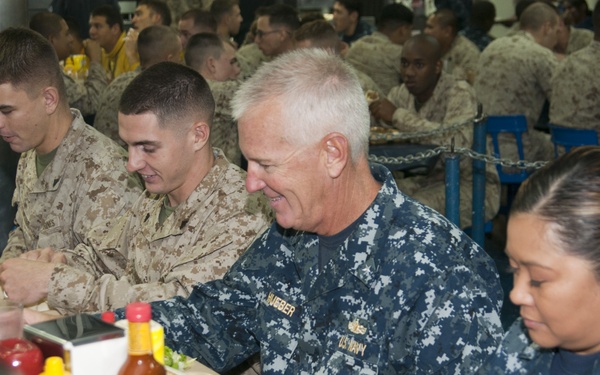 Rear Admiral Hueber lunch