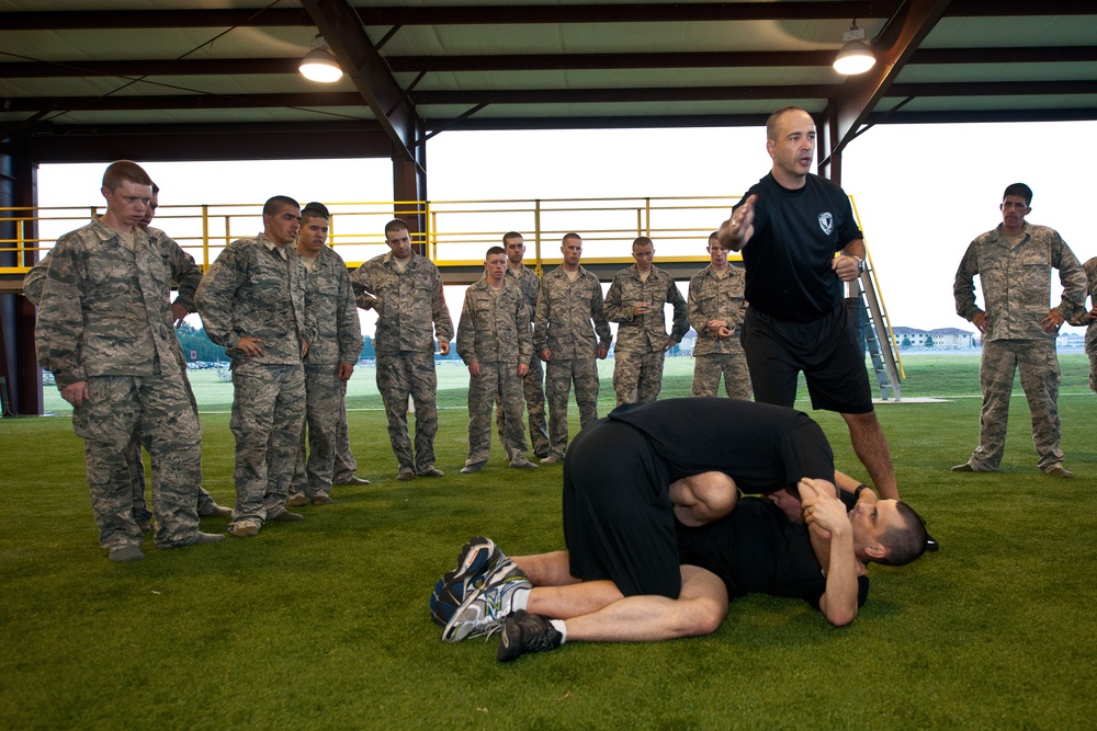 Combative skills training for OTS cadets