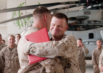 ‘Ugly Angel’ Marine presented Purple Heart Medal