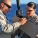 Marines sight in onboard USS Rushmore