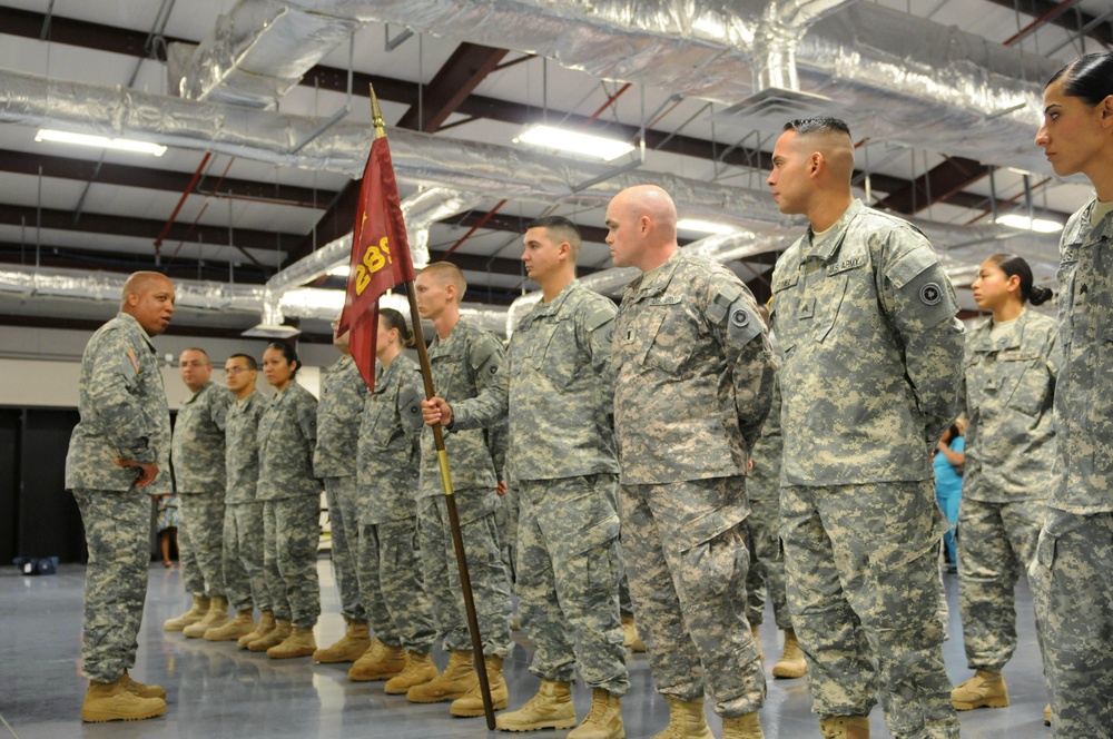 289th Transportation Detachment honored in deployment ceremony