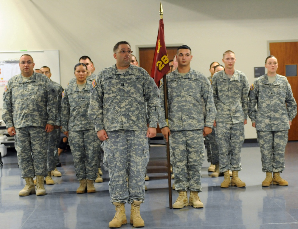 289th Transportation Detachment honored in deployment ceremony