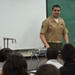 Sailors and Marines from USS Bonhomme Richard visit students in Guam