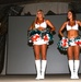 Cheer for troops: Miami Dolphins cheerleaders visit with, entertain troops at Bagram