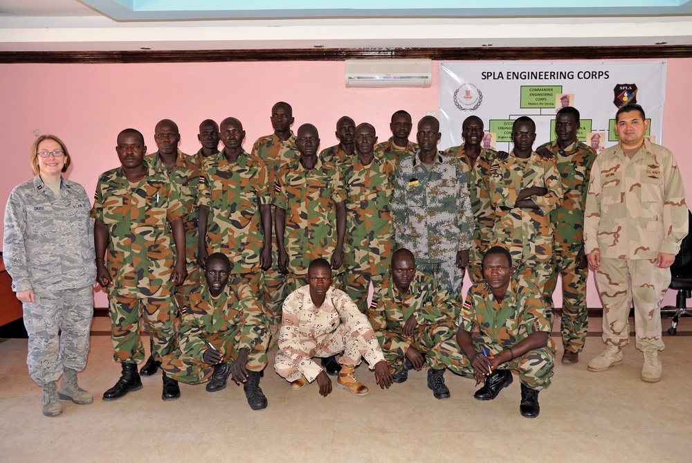 US, South Sudan service members partner during courses