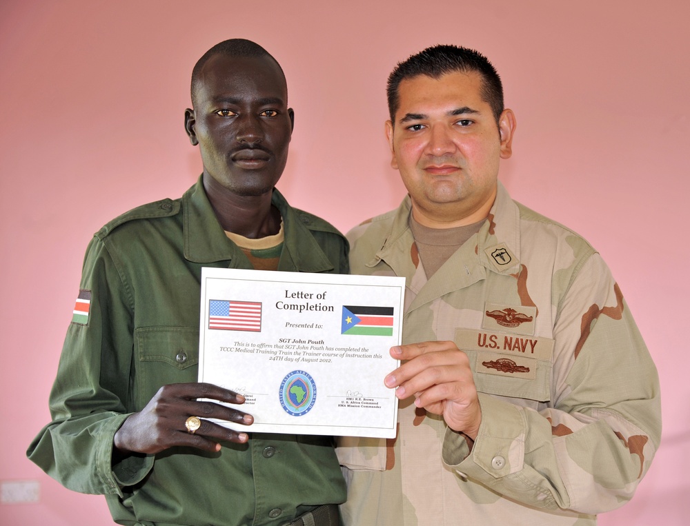 US, South Sudan service members partner during courses