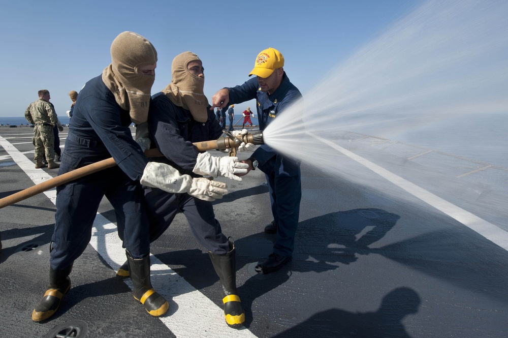 USS Fort McHenry daily operations