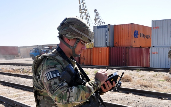 276th ACDD soldiers tracks down cargo at Afghanistan port