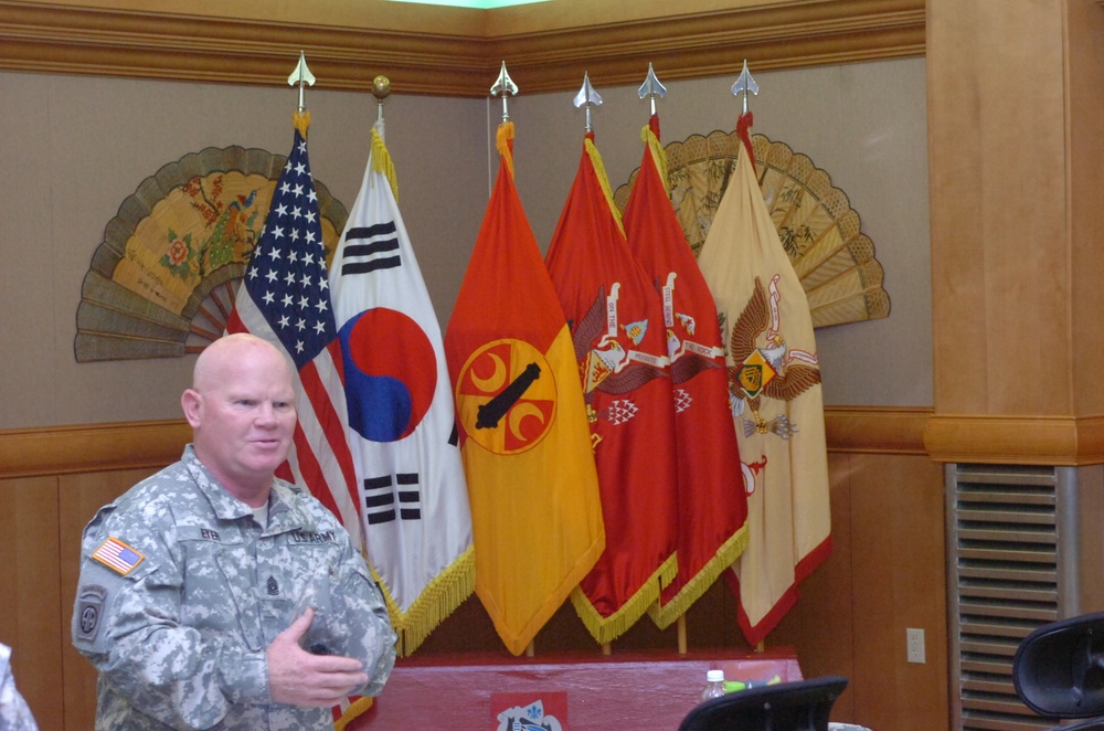 210th Fires Brigade hosts Quarterly Command Sergeant Major/Sergeant Major Day
