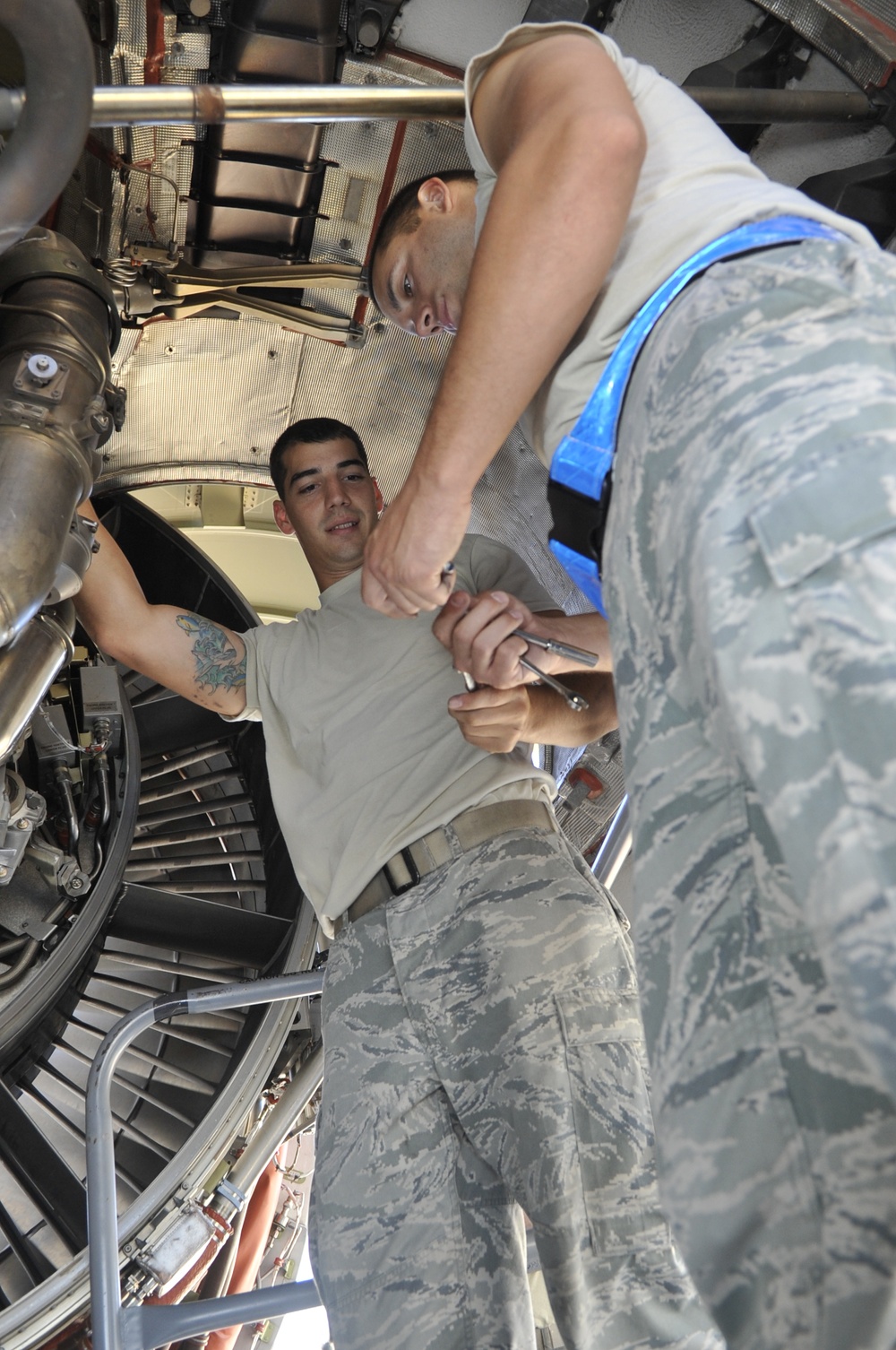 305th AMXS works from inside, out