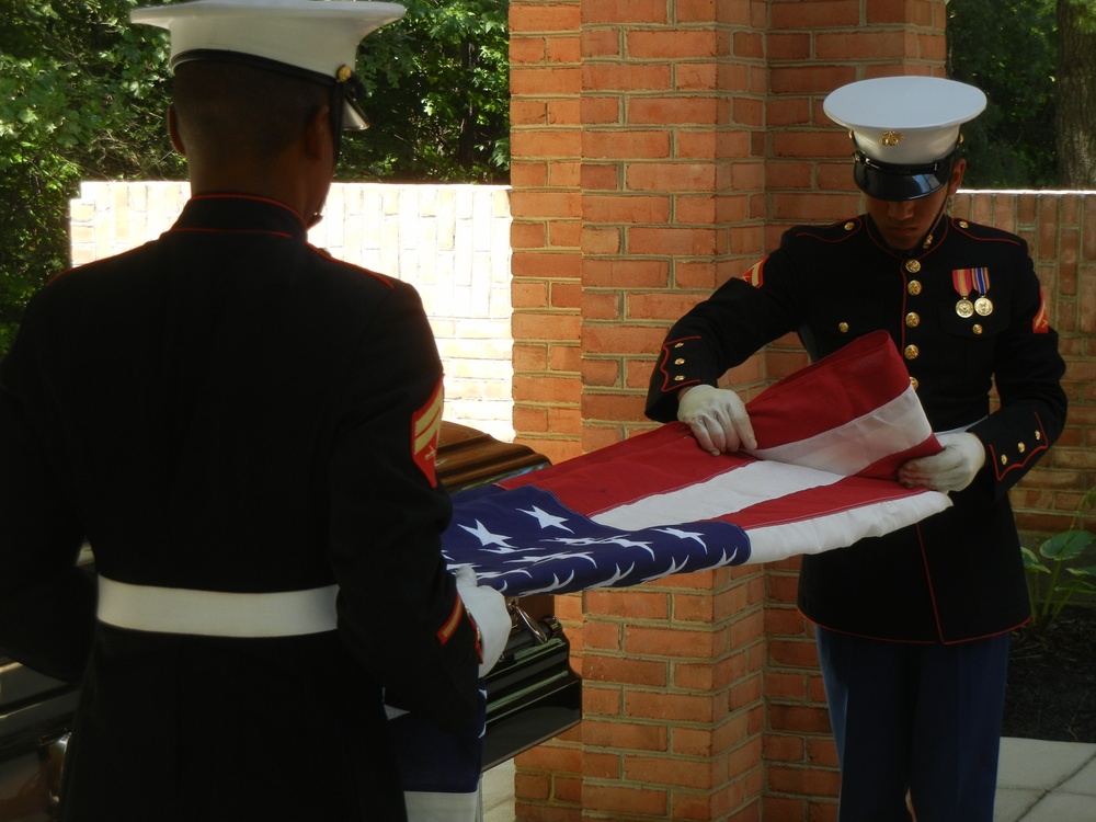 Ceremonial Platoon honors sacrifices of Marines, families