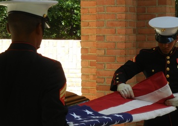 Ceremonial Platoon honors sacrifices of Marines, families