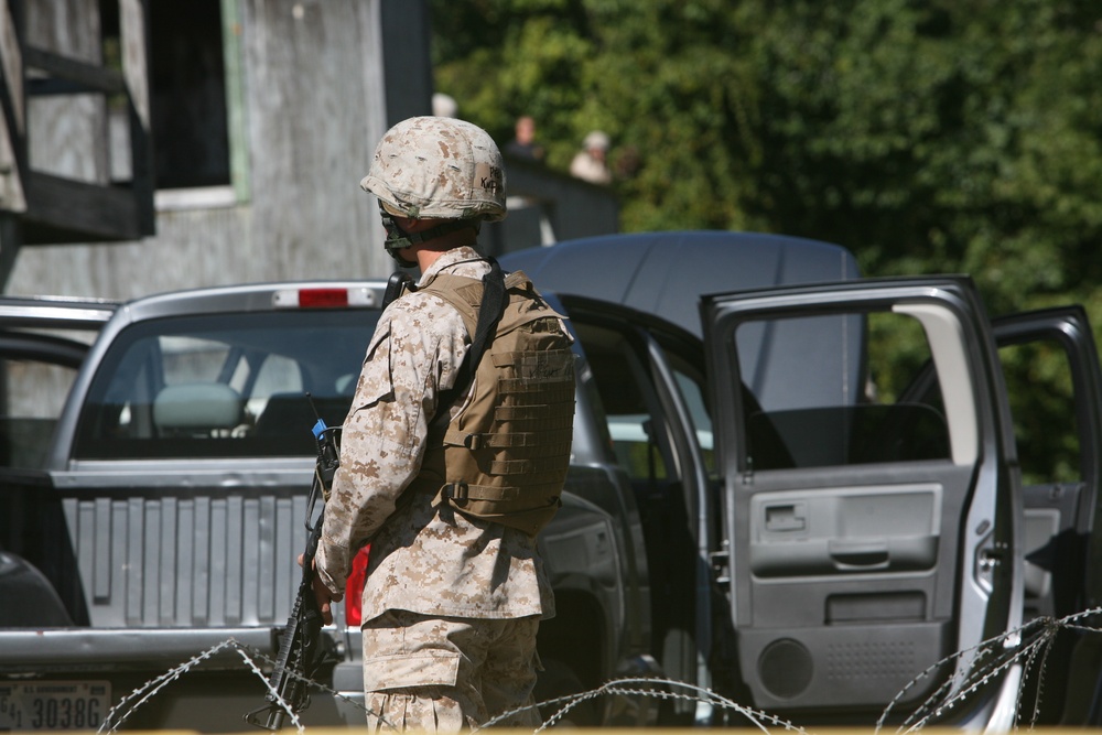 Marines specialize in security operations