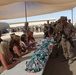 Miami Dolphin cheerleaders visit Marines at Camp Leatherneck