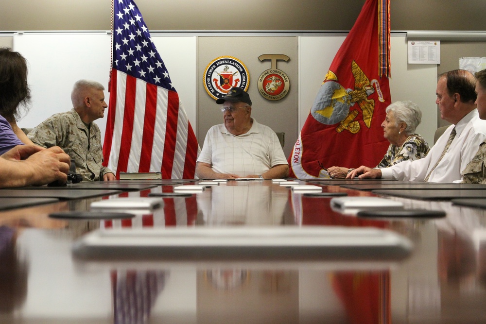 Iwo Jima veteran honored by 2nd Bn., 5th Marines, tours Camp Pendleton