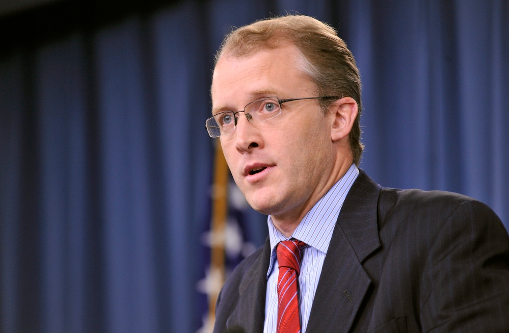 Assistant Public Affairs secretary briefs media