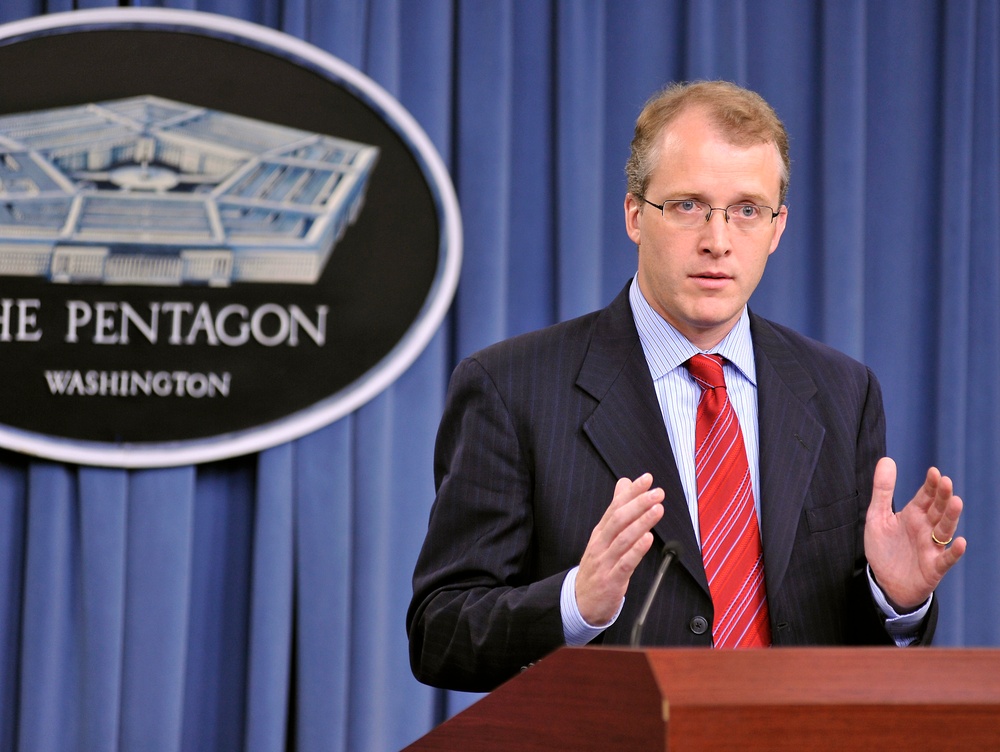Assistant Public Affairs secretary briefs media
