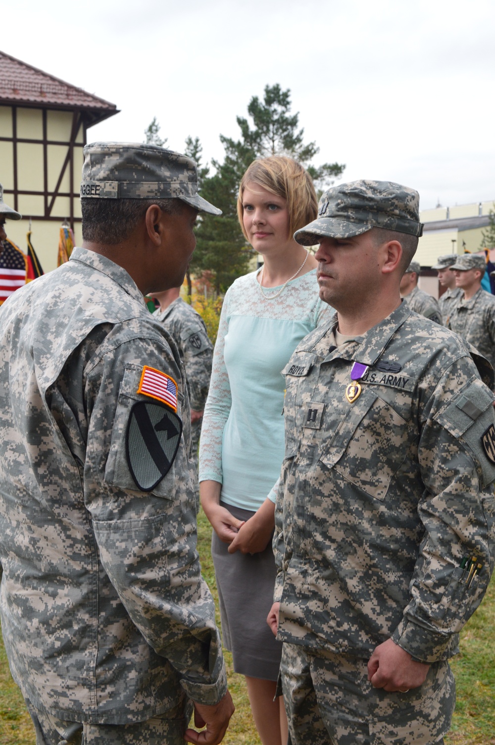 18th Military Police Brigade soldier receives Purple Heart