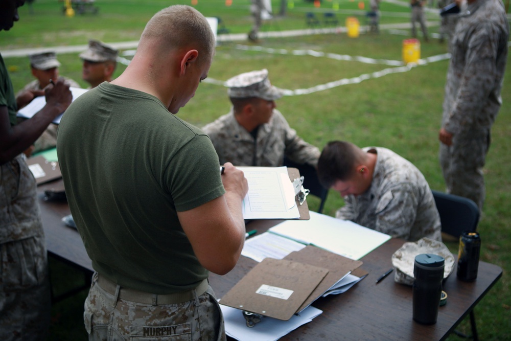 Marines learn humanitarian assistance, evacuation processes for deployment