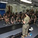 Marines train in chemical, biological, radiological, nuclear defense at sea