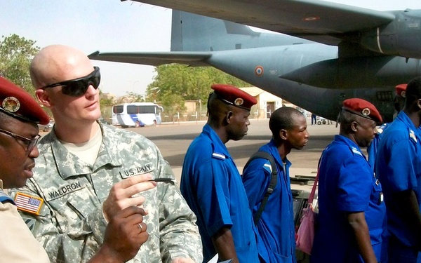 USARAF coordinates transportation training in Burkina Faso
