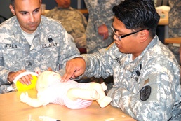 Warrior Transition Battalion soldiers continue with 68W combat medic training