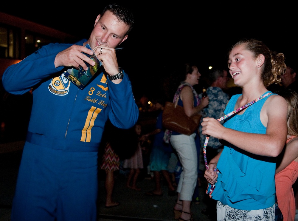 Cleared for kick-off: MCB Hawaii, Kaneohe Bay Air Show performers celebrate at The Officers' Club