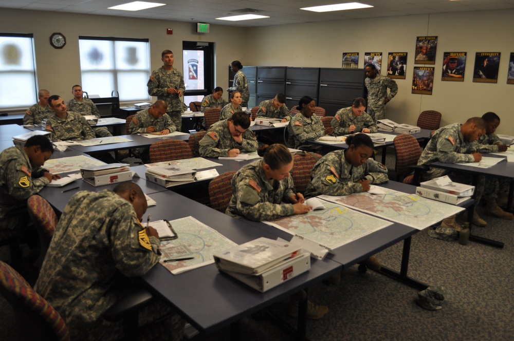 Junior soldiers learn land navigation