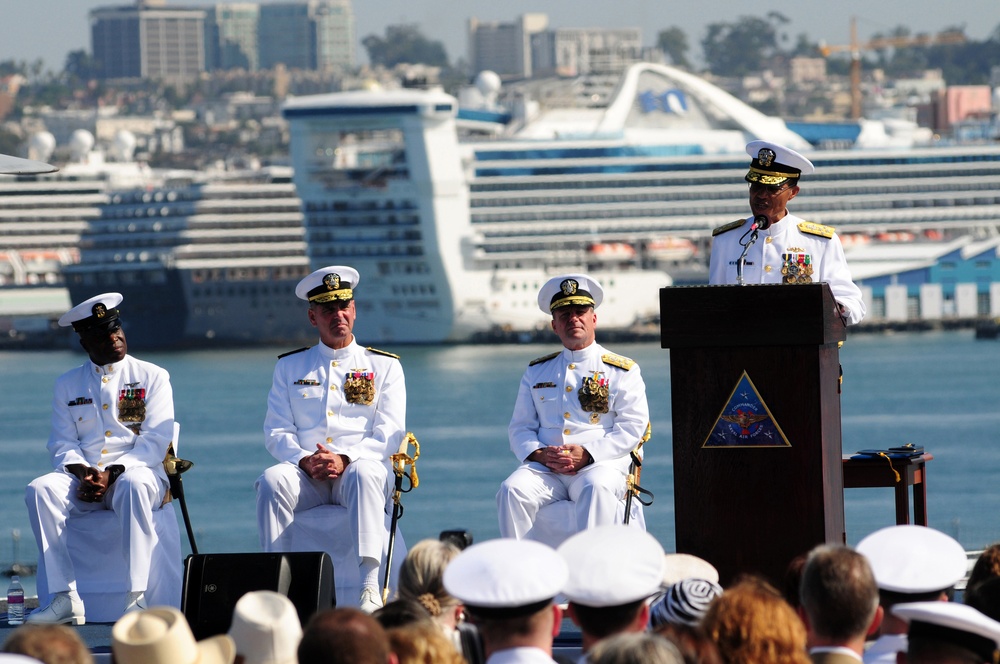 Change of command ceremony