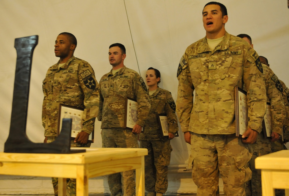 Army welcomes 28 new sergeants into NCO Corps