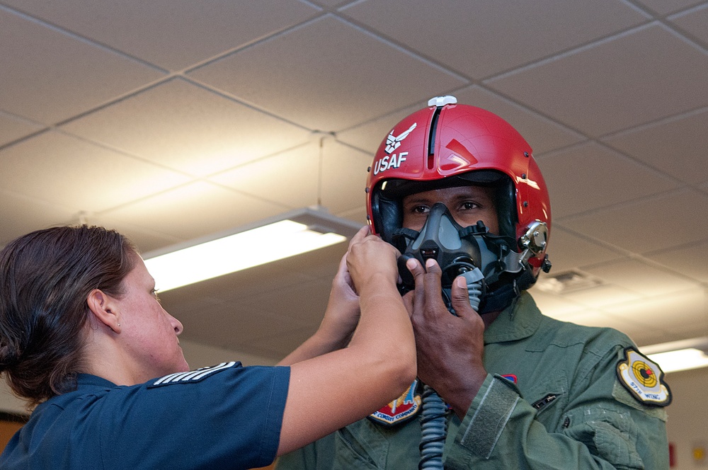 Champ Bailey flies with the Thunderbirds