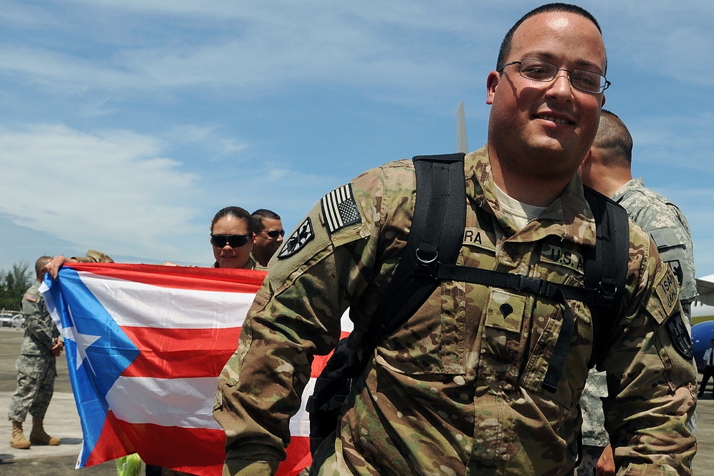 1473rd Quartermaster Company returns home, mission accomplished!