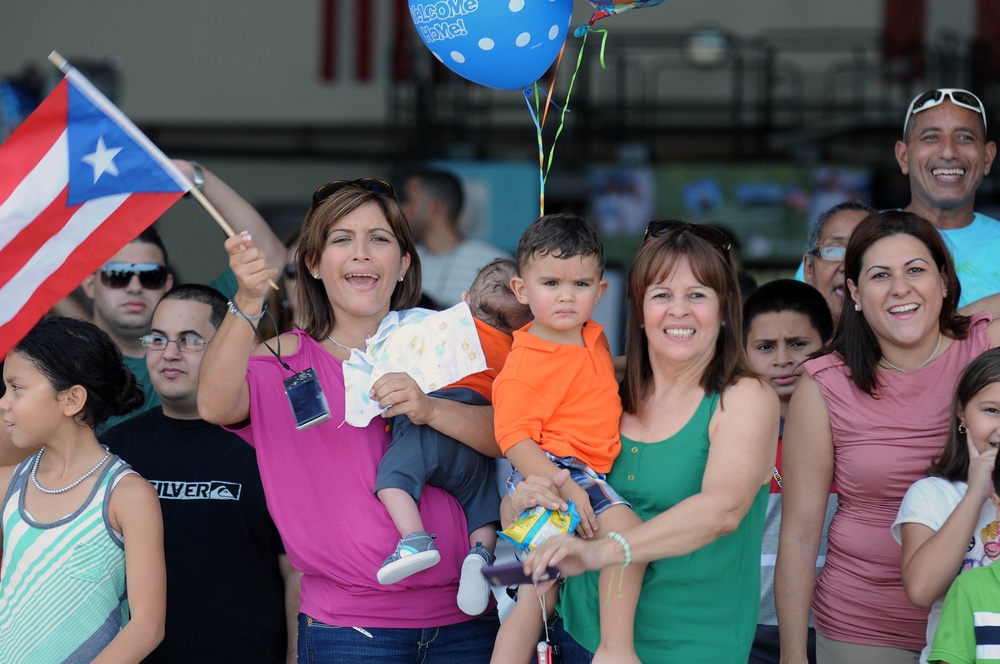 1473rd Quartermaster Company returns home, mission accomplished!