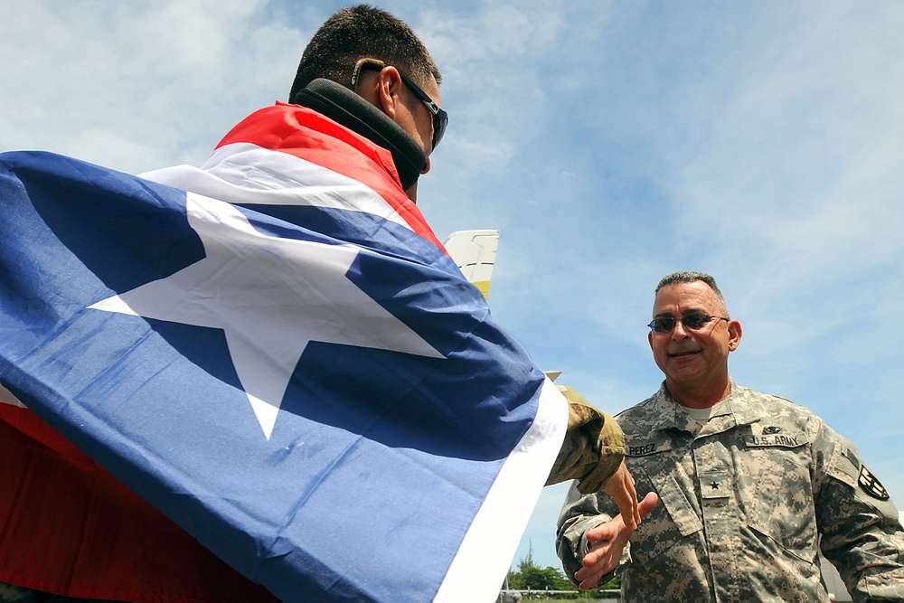 1473rd Quartermaster Company returns home, mission accomplished!