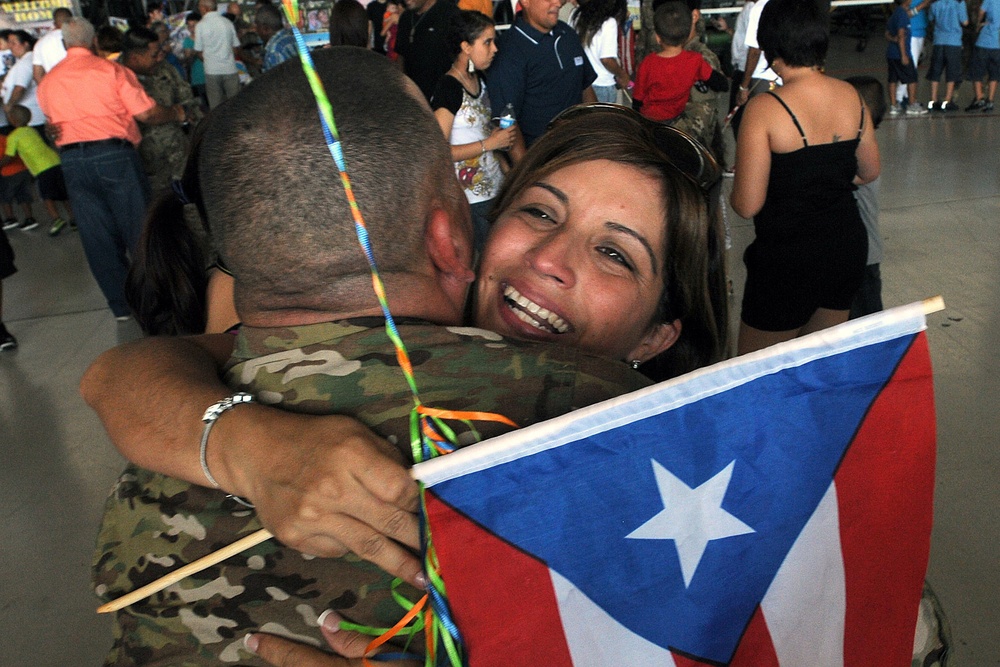 1473rd Quartermaster Company returns home, mission accomplished!