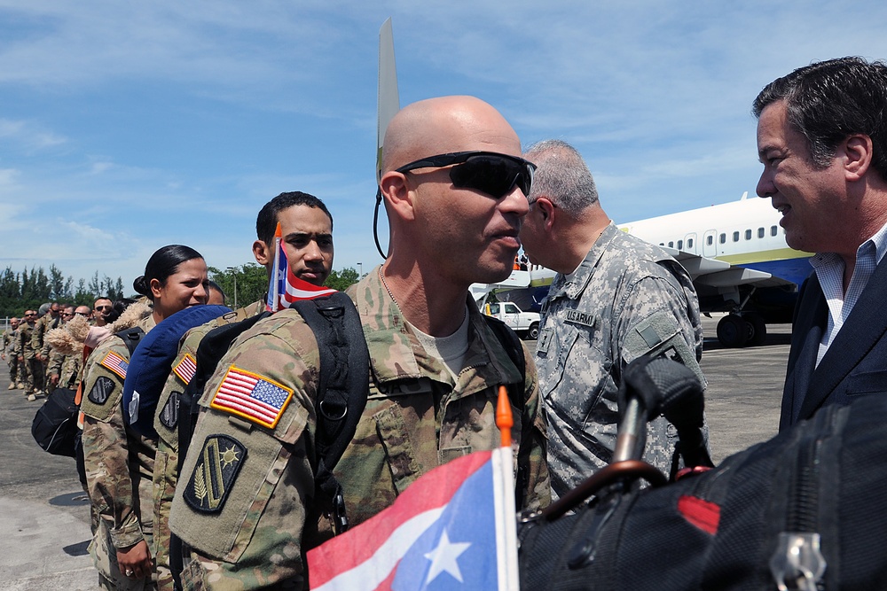 1473rd Quartermaster Company returns home, mission accomplished!