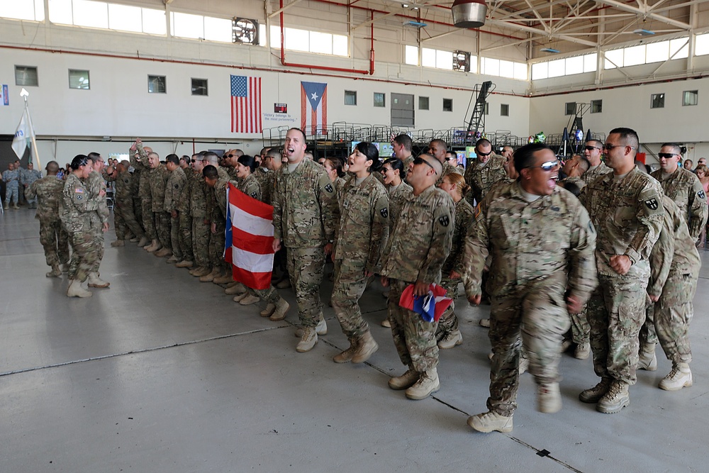 1473rd Quartermaster Company returns home, mission accomplished!