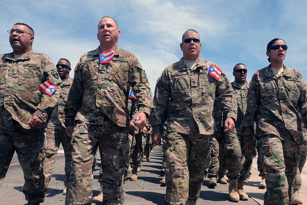 1473rd Quartermaster Company returns home, mission accomplished!