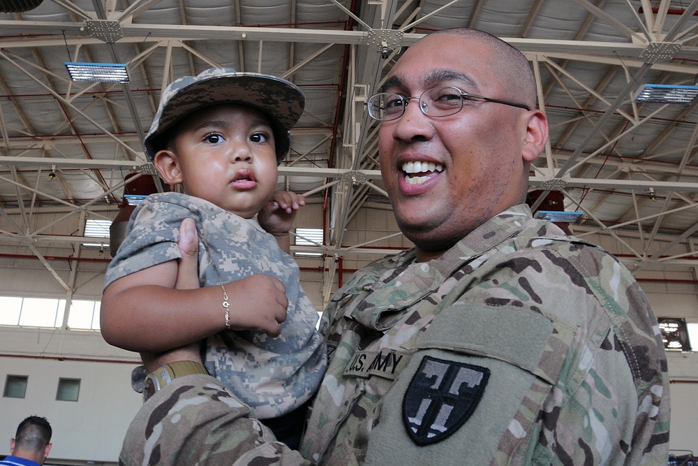 1473rd Quartermaster Company returns home, mission accomplished!