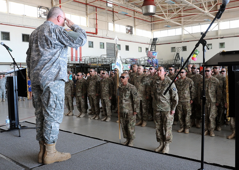 1473rd Quartermaster Company returns home, mission accomplished!