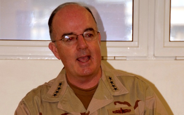 Speaking to individual augmentee sailors