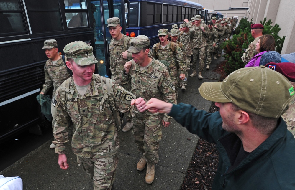 4th Brigade Combat Team (Airborne) 25th Infantry Division homecoming