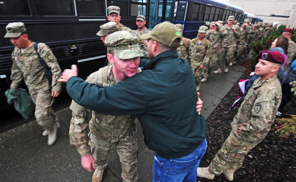 4th Brigade Combat Team (Airborne) 25th Infantry Division homecoming