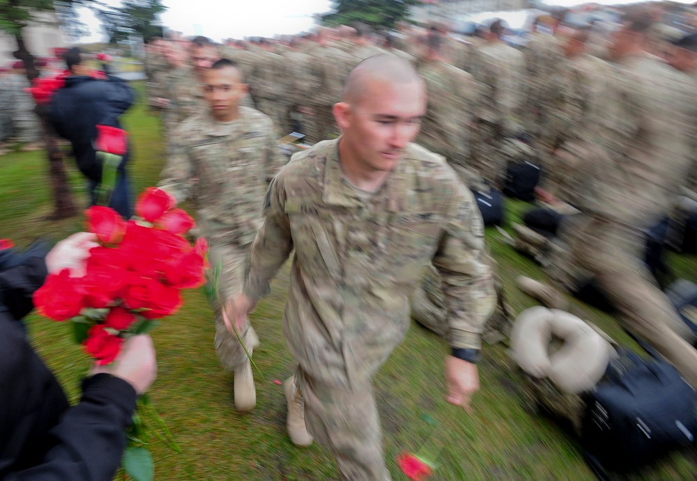 4th Brigade Combat Team (Airborne) 25th Infantry Division homecoming